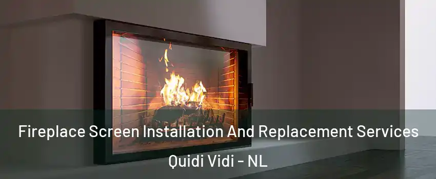 Fireplace Screen Installation And Replacement Services Quidi Vidi - NL
