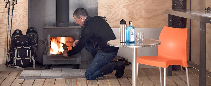 Open Hearth Wood Fireplace Installation in St Johns, NL