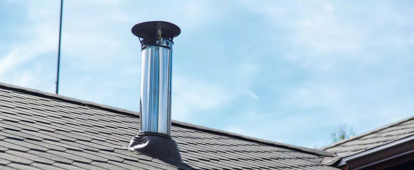 Outdoor Metal Chimney Installation in West End, Newfoundland