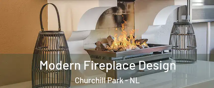  Modern Fireplace Design Churchill Park - NL